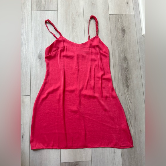 Nasty Gal Satin Mini Dress - Picture 1 of 3